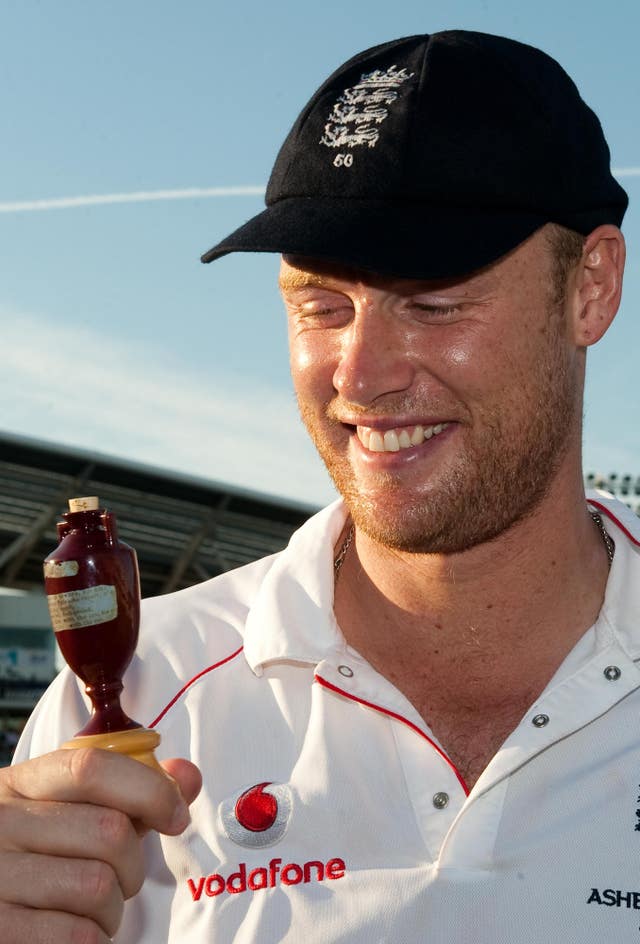 Flintoff won the Ashes urn twice as a player.