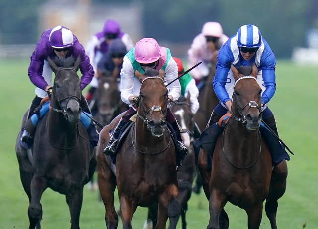 Westover (pink cap) went down fighting in the King George