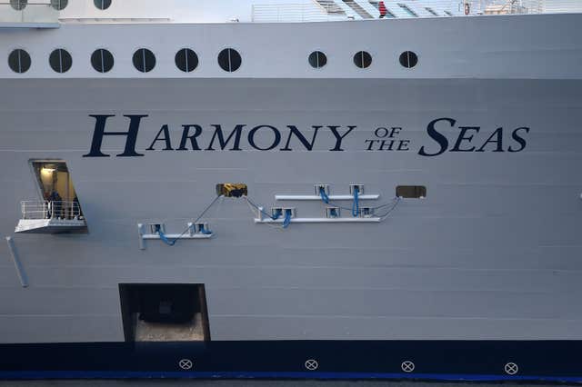 Harmony of the Seas arrives in Southampton