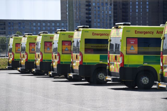 London Ambulance Service attended the scene (Kirsty O'Connor/PA)