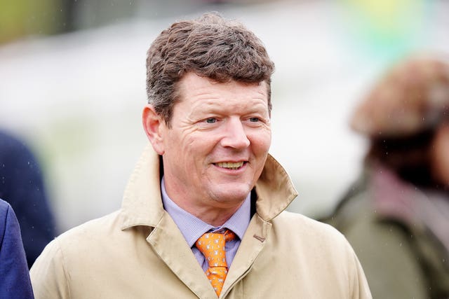 Trainer Andrew Balding was at the double at Newmarket