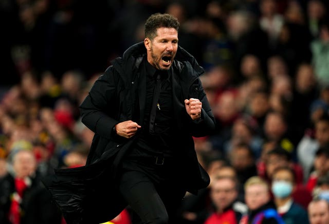 Diego Simeone's Atletico saw off Manchester United