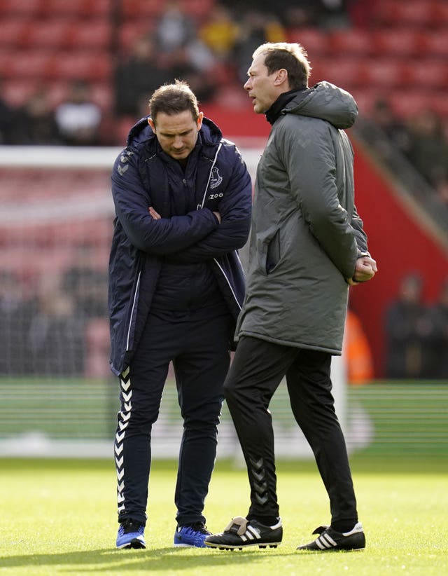 Ferguson (right) had been Frank Lampard's assistant