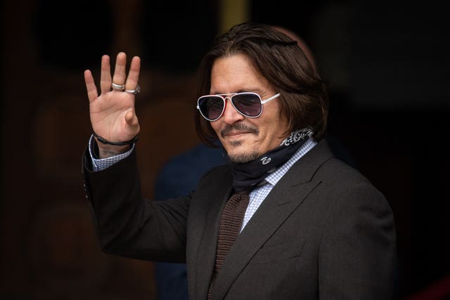 Johnny Depp at the High Court 