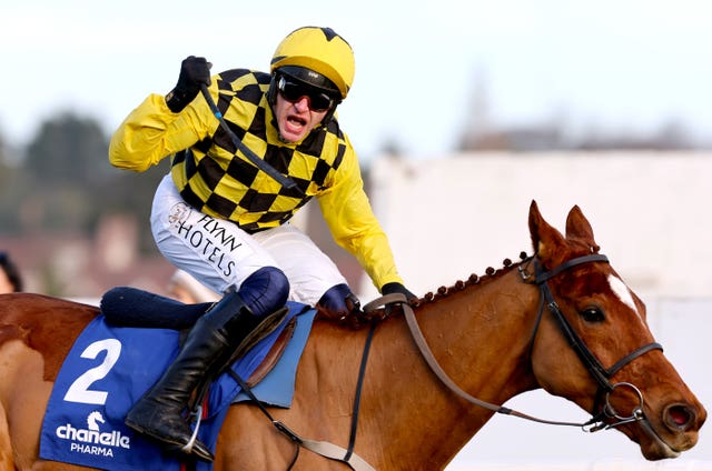 State Man and Paul Townend winning the Irish Champion Hurdle 