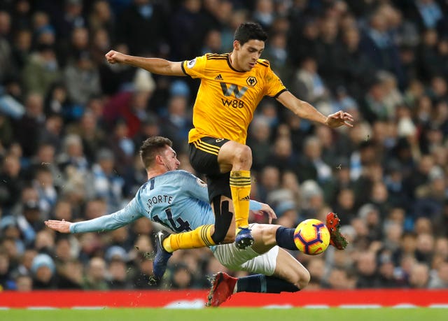 Manchester City face Wolves in the Premier League on Sunday