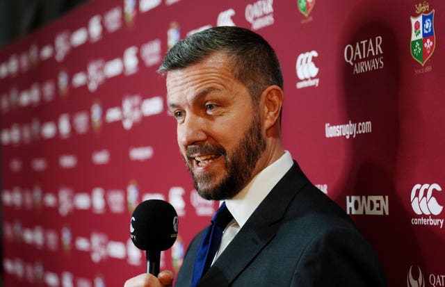 British and Irish Lions CEO Ben Calveley speaks to the media