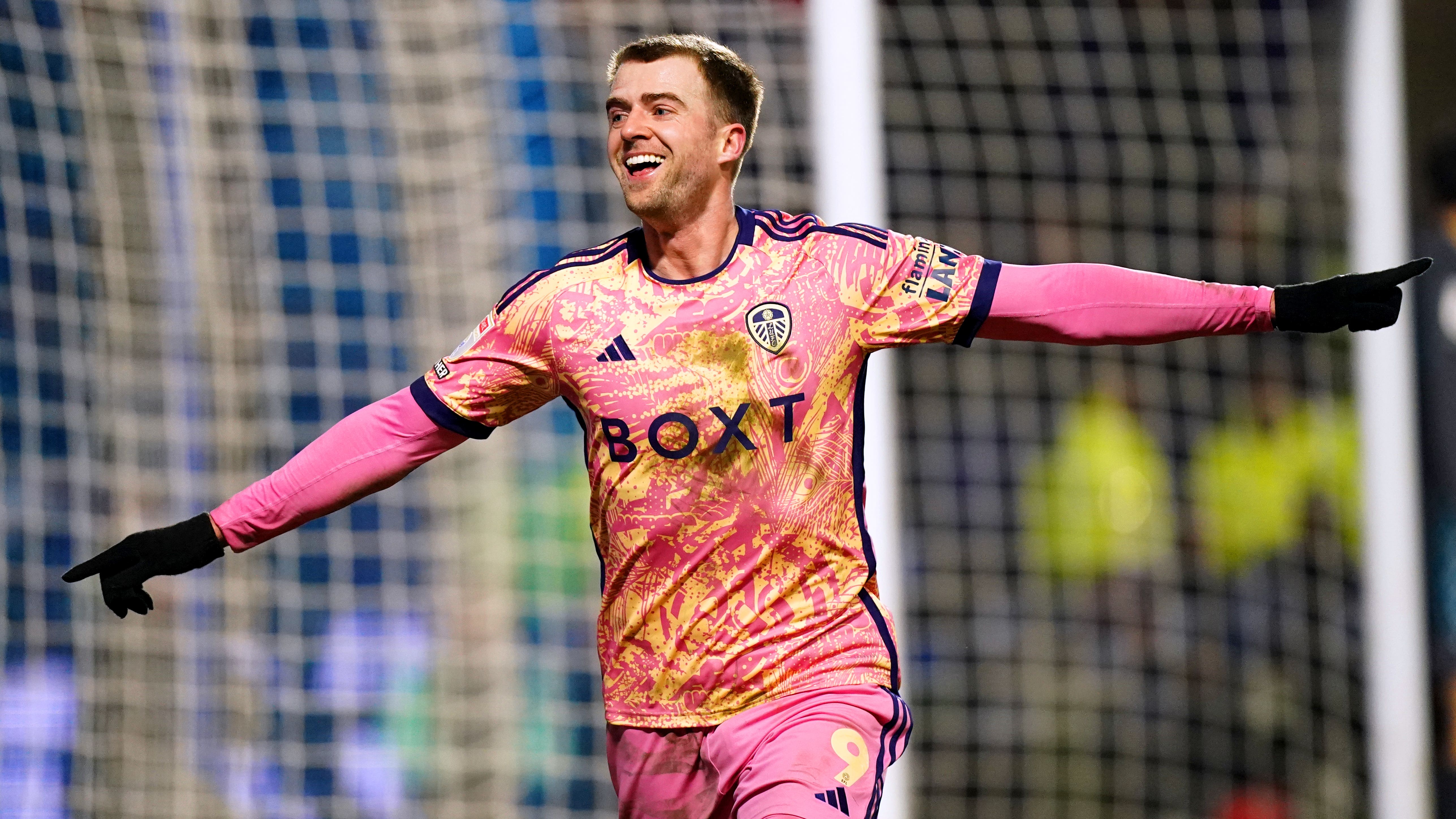 Patrick Bamford was on target as Leeds kept their promotion charge on track (Mike Egerton/PA)