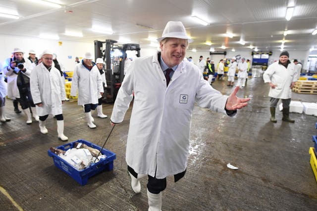 The PM gets to work in Grimsby