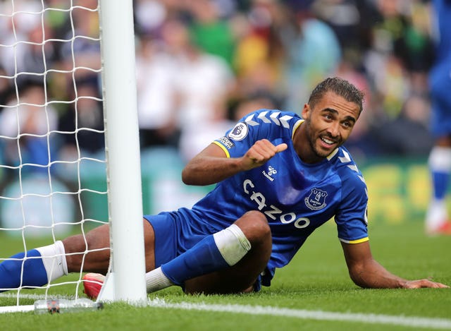 Dominic Calvert-Lewin has been out of action since late August (Richard Sellers/PA)
