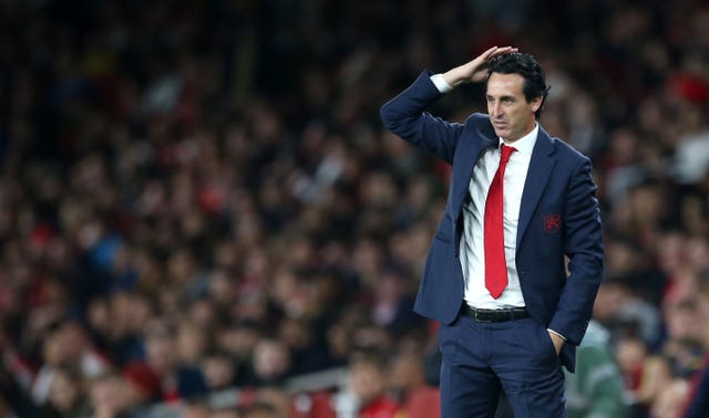 Unai Emery is under pressure