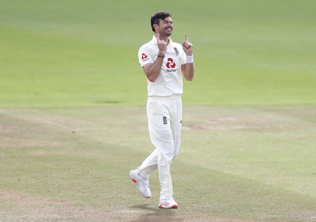 England's record wicket-taker James Anderson, pictured, has been a useful sounding board for Porter (Alastair Grant/PA)