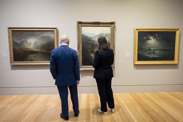 Royal visit to Turner & Constable: Rivals and Originals exhibition