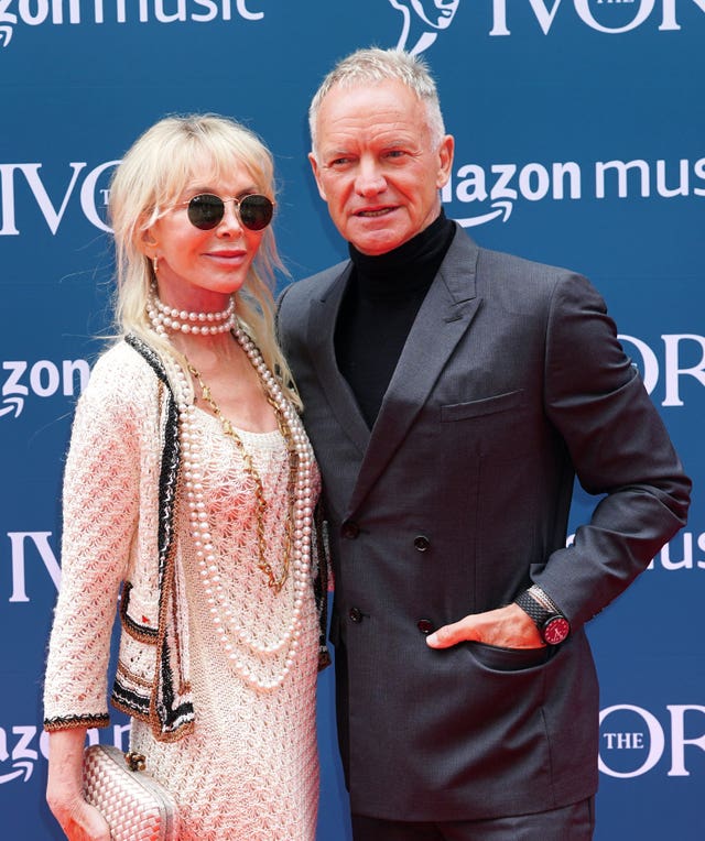 Sting and his wife Trudie Styler