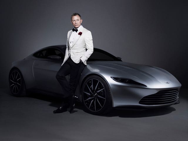 Daniel Craig with an Aston Martin DB10 (MGM/PA)