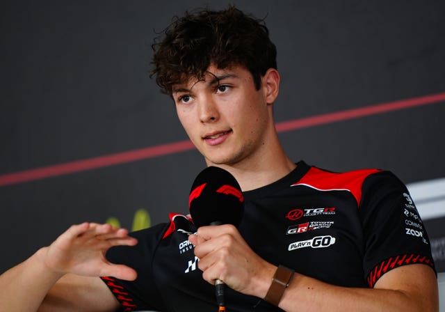 British driver Ollie Bearman 