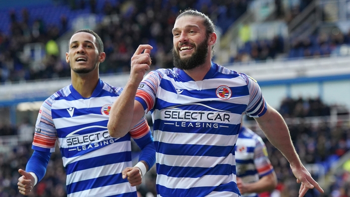 Andy Carroll’s goal for Reading wasn’t enough as they drew with Birmingham (Jonathan Brady/PA)