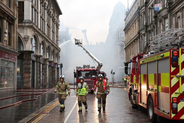Glasgow Central fire
