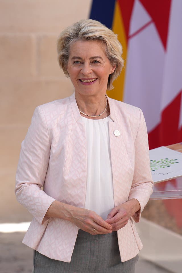 President of the European Commission Ursula von der Leyen (PA)