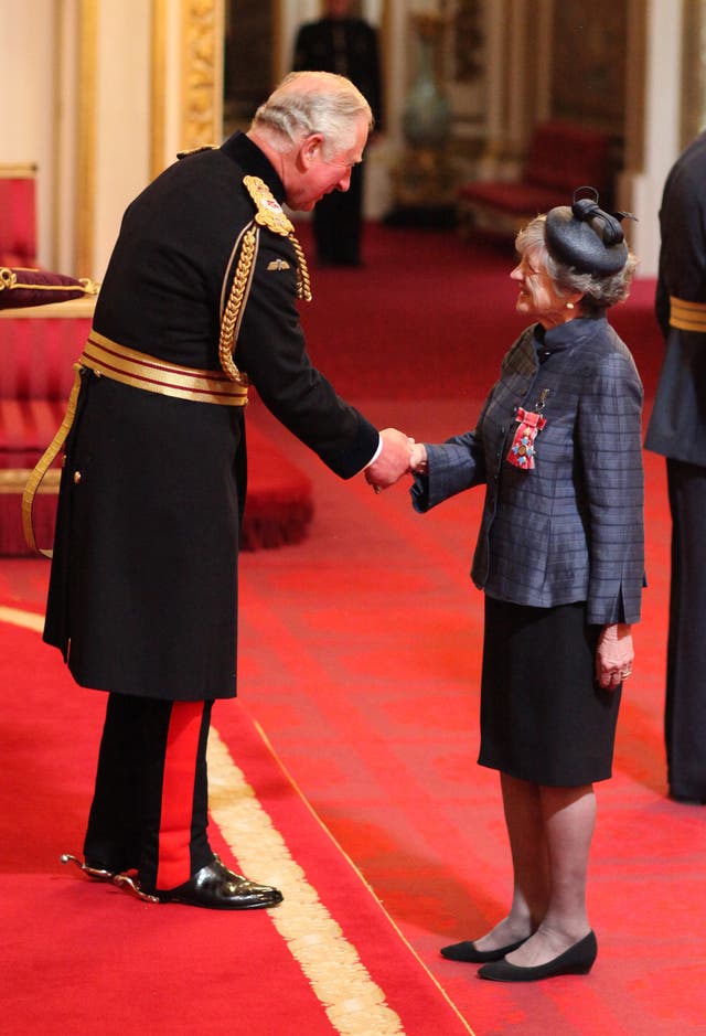 Julia McKenzie described the Prince of Wales as 'very sweet' (Yui Mok/PA)