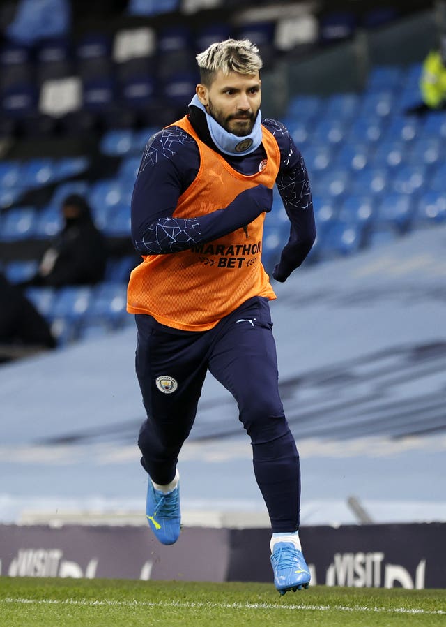 Aguero's return to action is being carefully managed