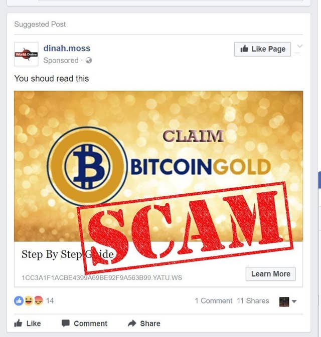 Facebook scams