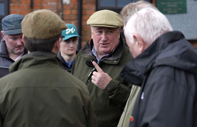 Paul Nicholls gave a bullish assessment of Shearer to the media 