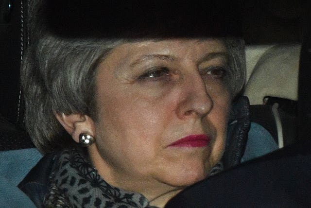 Prime Minister Theresa May (Victoria Jones/PA)