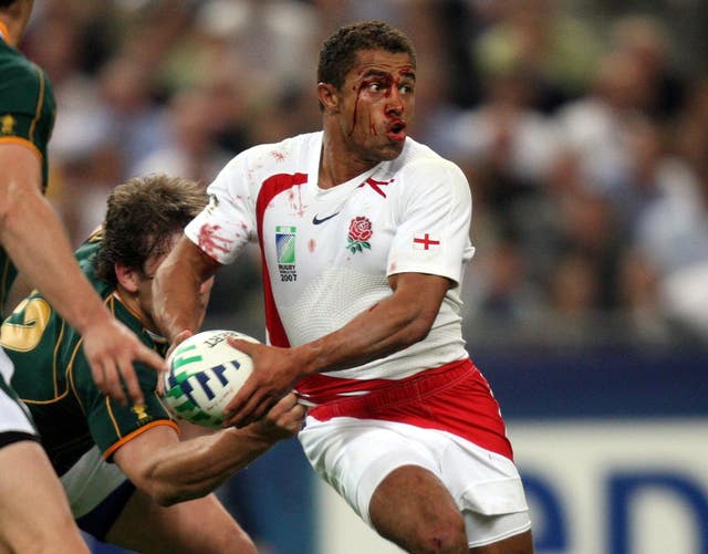 Jason Robinson in action as England went down 36-0 in the group stage of the 2007 World Cup