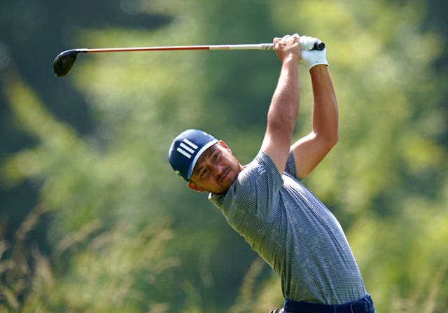 Xander Schauffele of the United States is atop the leaderboard at the halfway stage (Jane Barlow/PA)