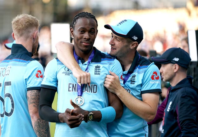 Jofra Archer, left, was England's super over hero in 2019 (John Walton/PA)