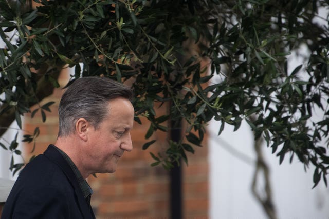 David Cameron (Victoria Jones/PA)