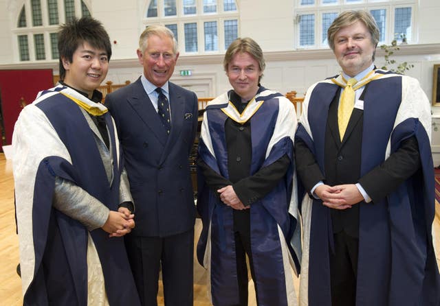 Prince Charles visits the Royal College of Music