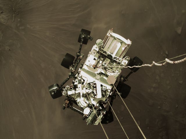 Nasa Perseverance rover on Mars