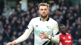Tom Barkhuizen helped Derby into the fourth round (Nigel French/PA)