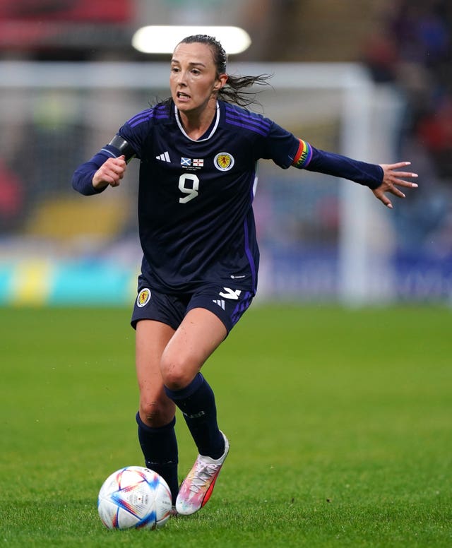 Scotland’s Caroline Weir in action during a women’s friendly international against Northern Ireland