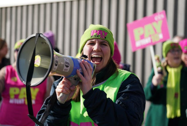 Teachers on strike