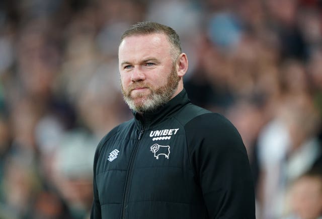 Wayne Rooney stepped down as Derby boss on Friday (Zac Goodwin/PA).