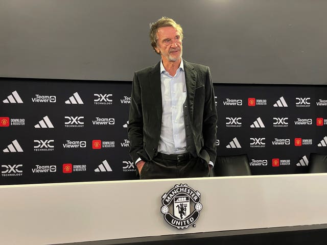 Sir Jim Ratcliffe was at Old Trafford on Sunday for Manchester United's 2-2 draw with Tottenham