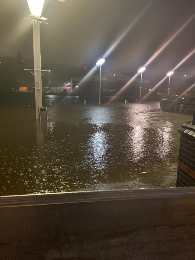 Meadowhall flooding