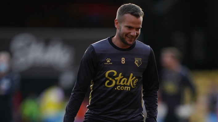 Tom Cleverley steered Watford to victory (Tess Derry/PA)