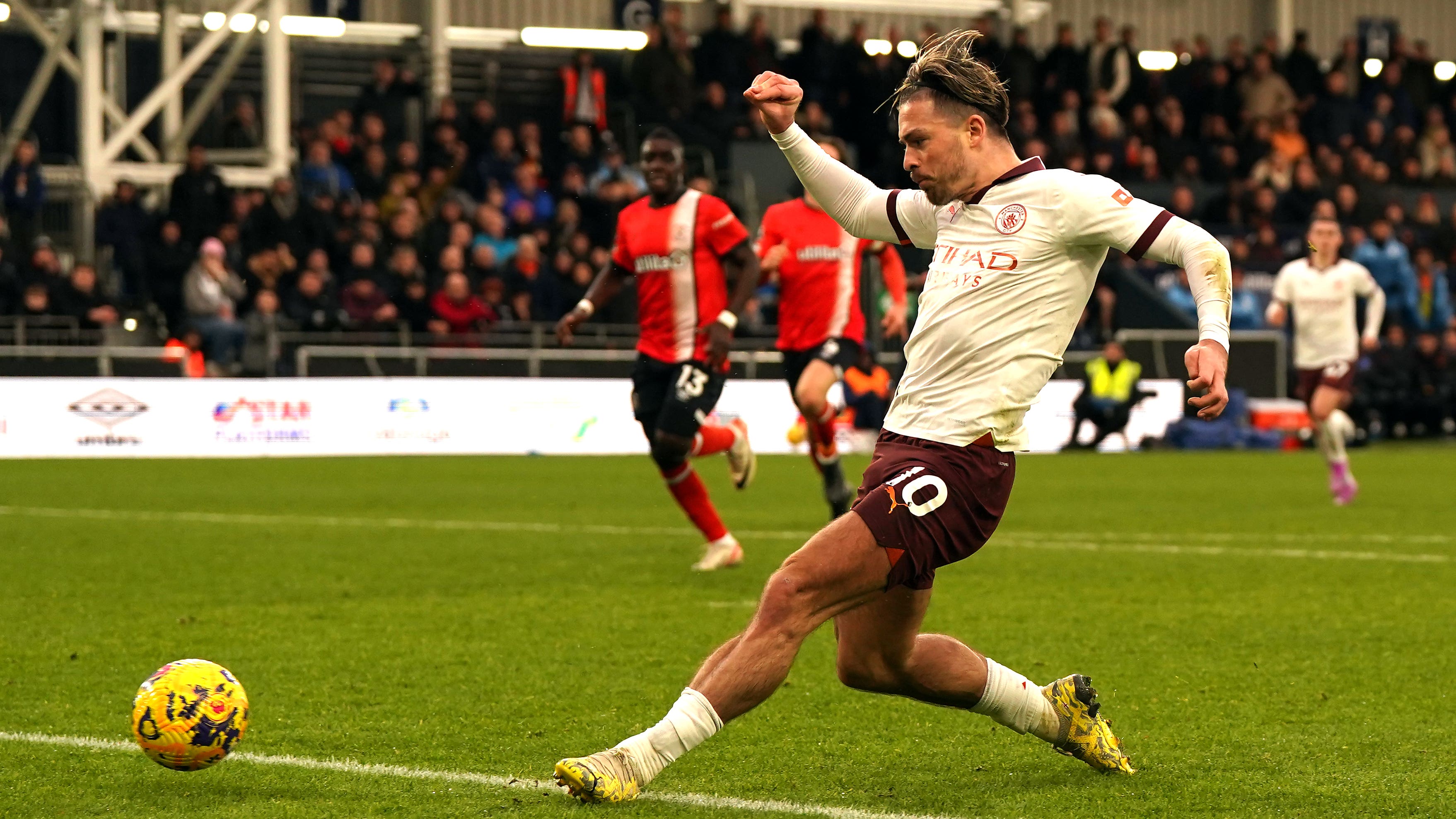 Jack Grealish scored Manchester City’s winner at Luton