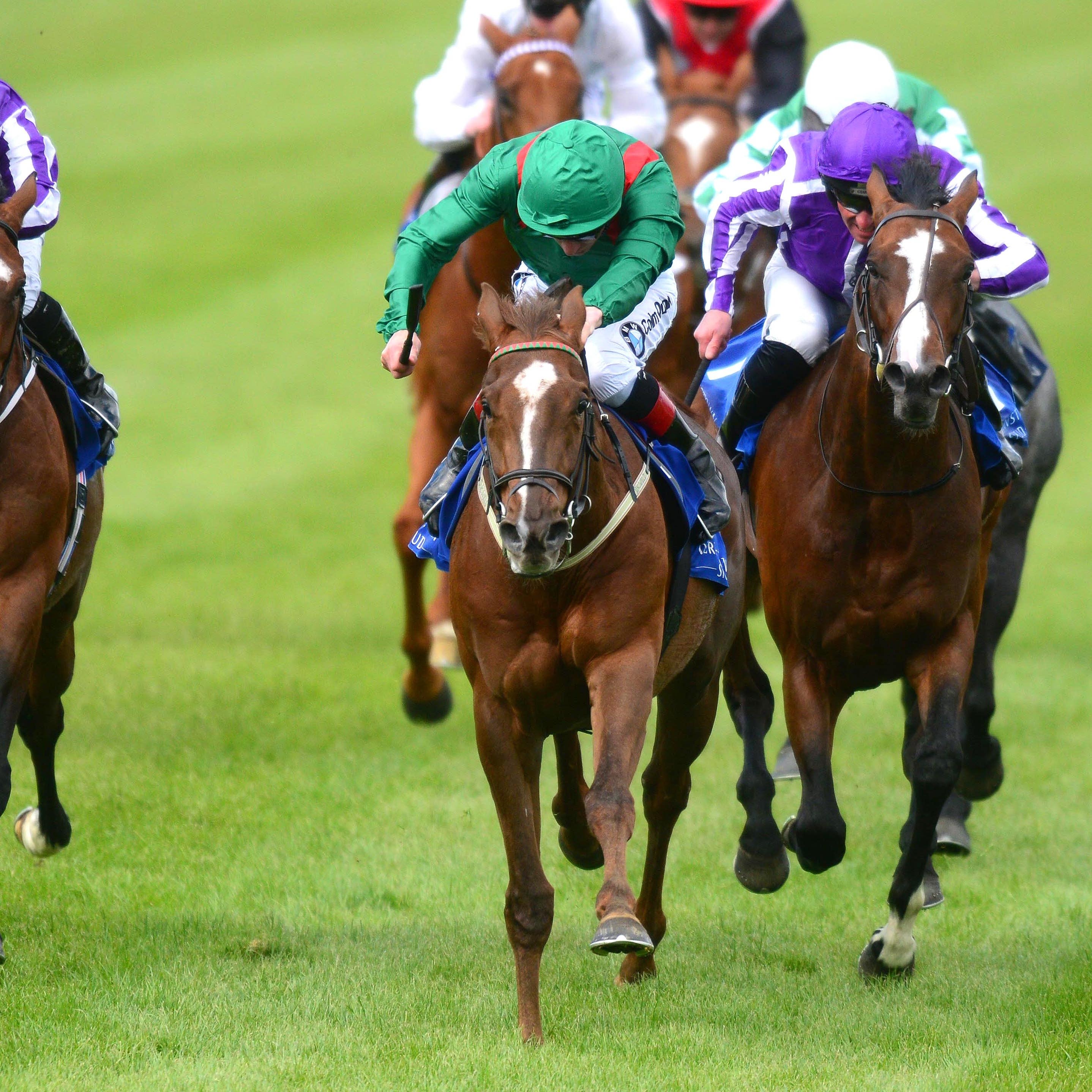Frankie Dettori is delighted to pick up the ride on Hazapour in the Derby (PA)