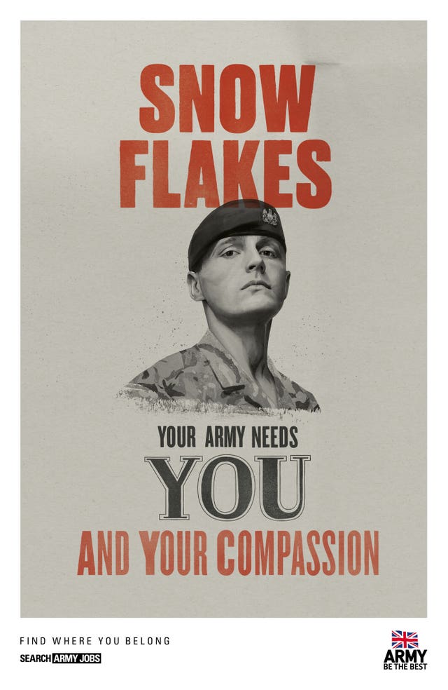 Army recruitment poster