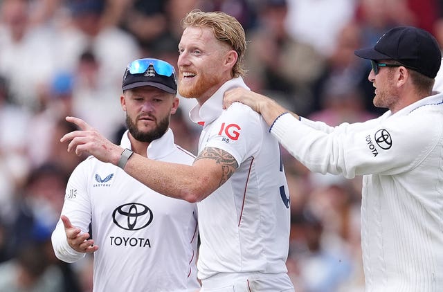 Stokes celebrates
