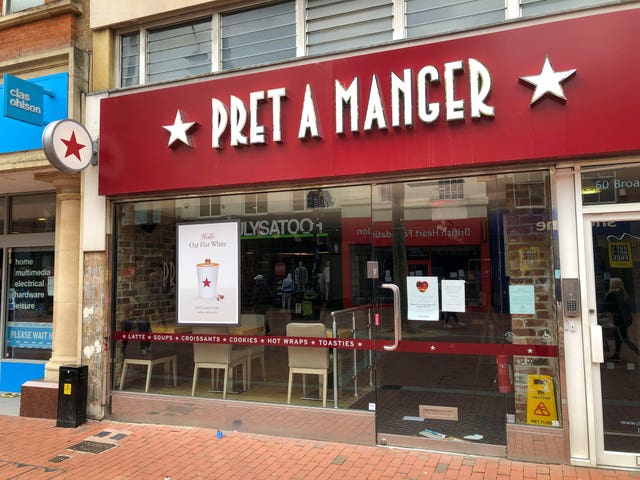 Pret A Manger closures