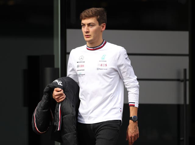 George Russell was among a handful of drivers to contact Mazepin (Bradley Collyer/PA)