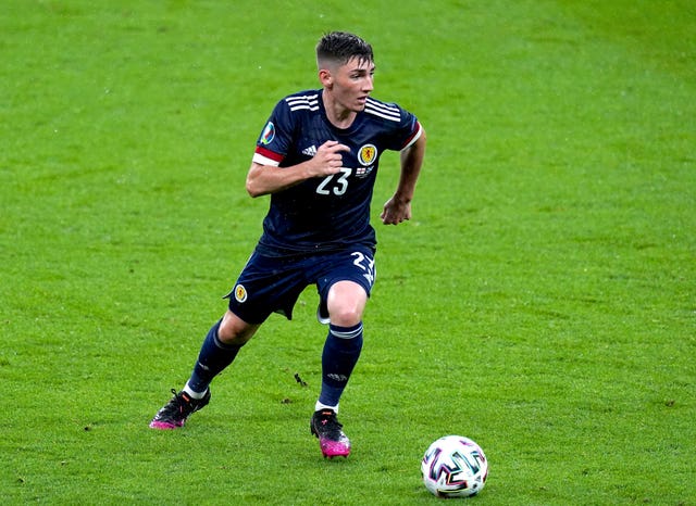 Scotland's Billy Gilmour shone against England but has since tested positive for coronavirus