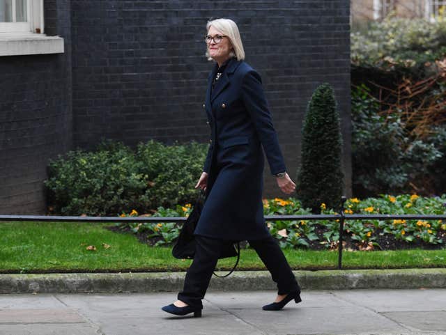 Margot James MP arriving in Downing Street, London. (Stefan Rousseau/PA)