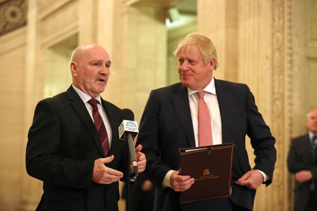 Boris Johnson visits Stormont